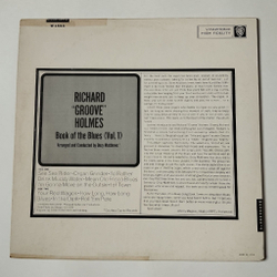 Винтажная виниловая пластинка LP Richard Groove Holmes Book Of The Blues Vol. 1 (USA 1964)
