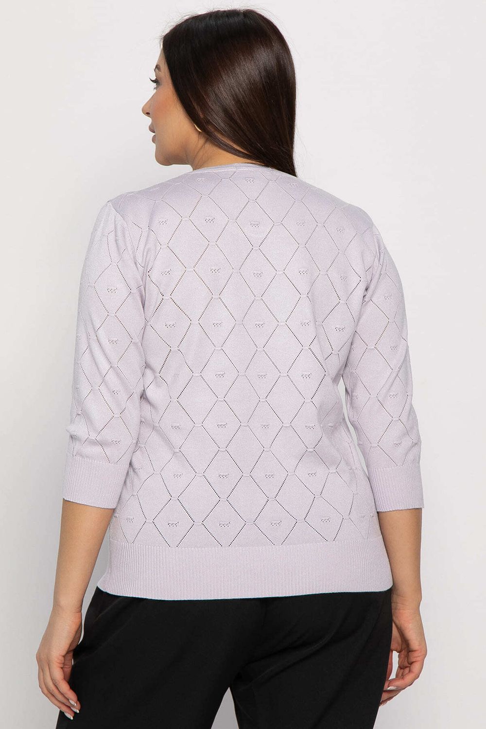 Блуза Нежный узор (сиреневая) Б14938-18М LT Collection