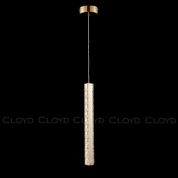 Подвесной светильник Cloyd ELATA P1 / выс. 55 см - золото (арт.11560)