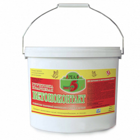 Грунтовка Ареал+ Бетонконтакт кварцевая 5 звезд (А-071) 5 кг