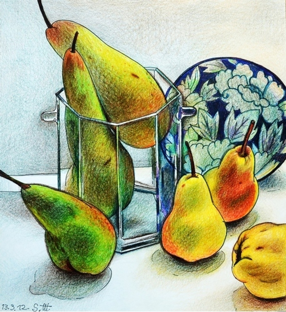 Репродукция на фотобумаге "Груши"