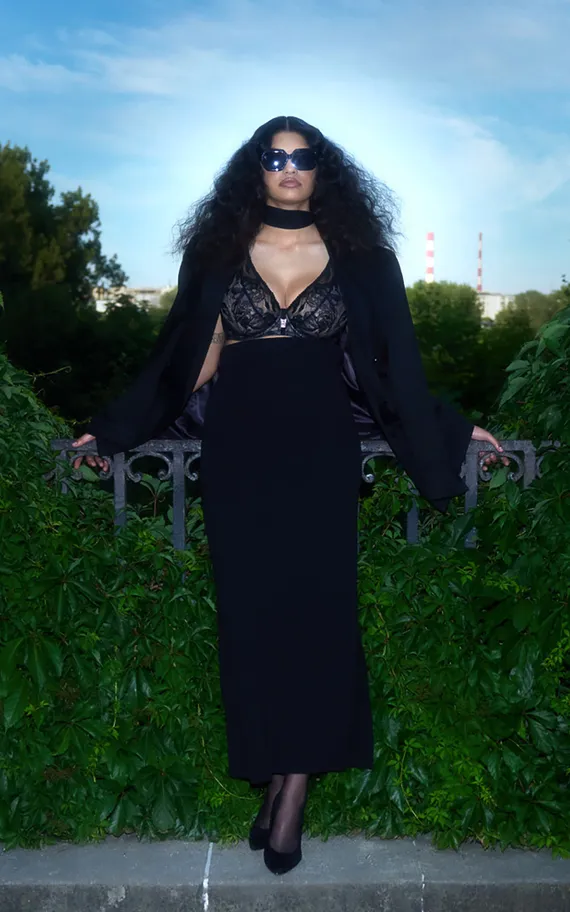 Бюстгальтер Frozen Black M Plus Bralette