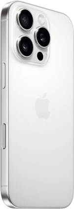 Смартфон Apple iPhone 16 Pro 128 ГБ, Dual: Только eSim, White Titanium (белый титановый)
