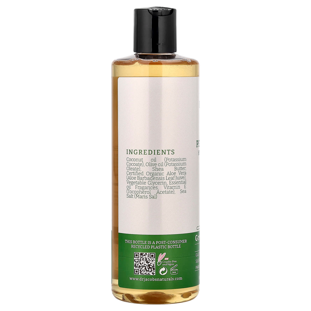 Dr. Jacobs Naturals, кастильский шампунь для домашних животных, зеленый чай и мята, 473 мл (16 унций)