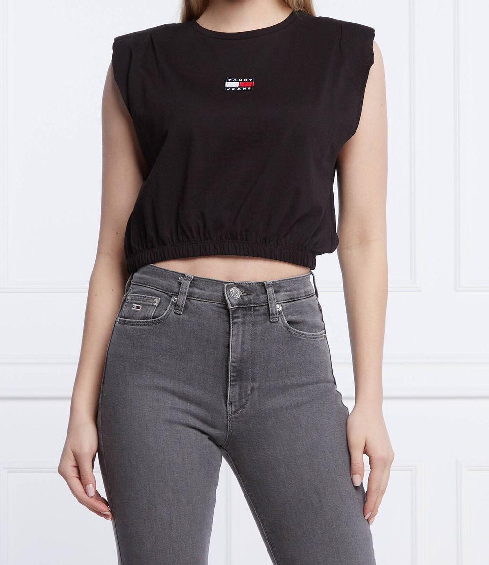 футболка Tommy Jeans - черный(DW0DW12609)