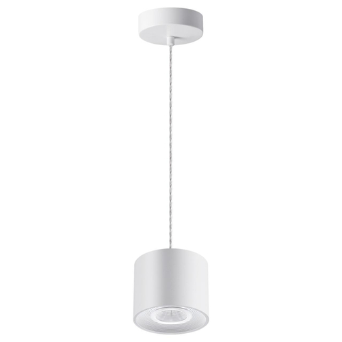 358793 OVER NT21 217 белый Подвесной светодиодный светильник, длина провода 2м IP20 LED 15W 4000K 1600Лм 110-265V BIND