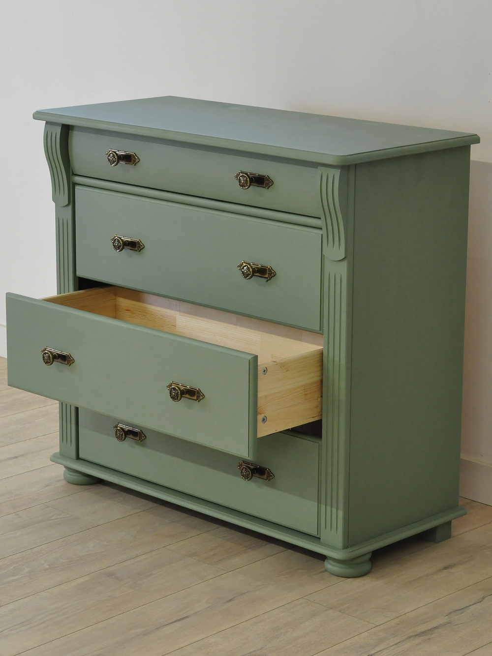 Комод деревянный 91х42х85 Сюзанна 4 ящика