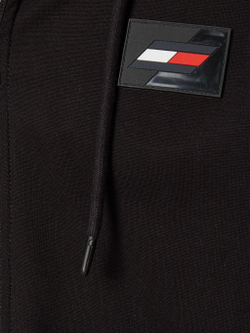 Мужская теннисная кофта Tommy Hilfiger Logo Pack 1.1 Doubleknit FZ Hood - black