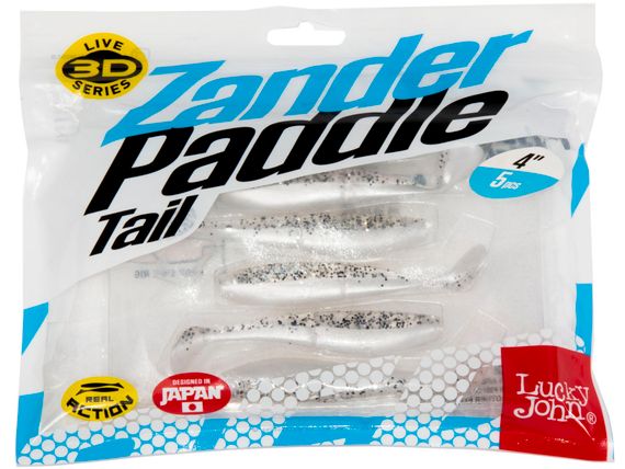 Виброхвосты LJ 3D Series Zander Paddle Tail 4.0in (10.00)/Z02 5шт.