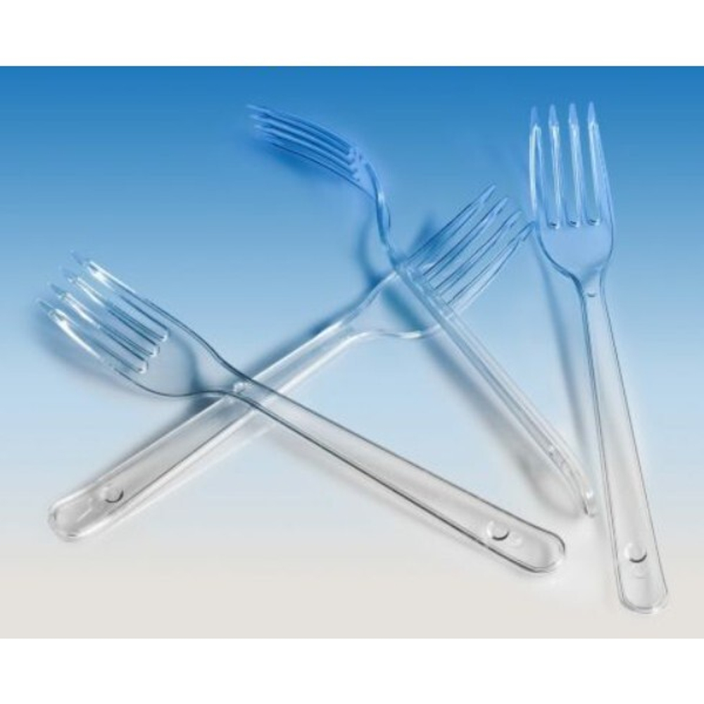 Вилка ПРОЗРАЧНАЯ, (комплект 50 шт)