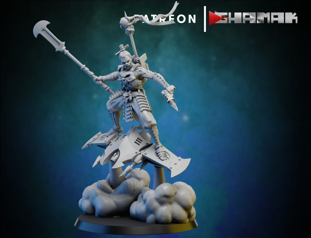 Drukhari Hellions Геллион Друкхари №2 миниатюра для dnd, днд, pathfinder, фентези, Настольная игра, НРИ, Варгейм, РПГ