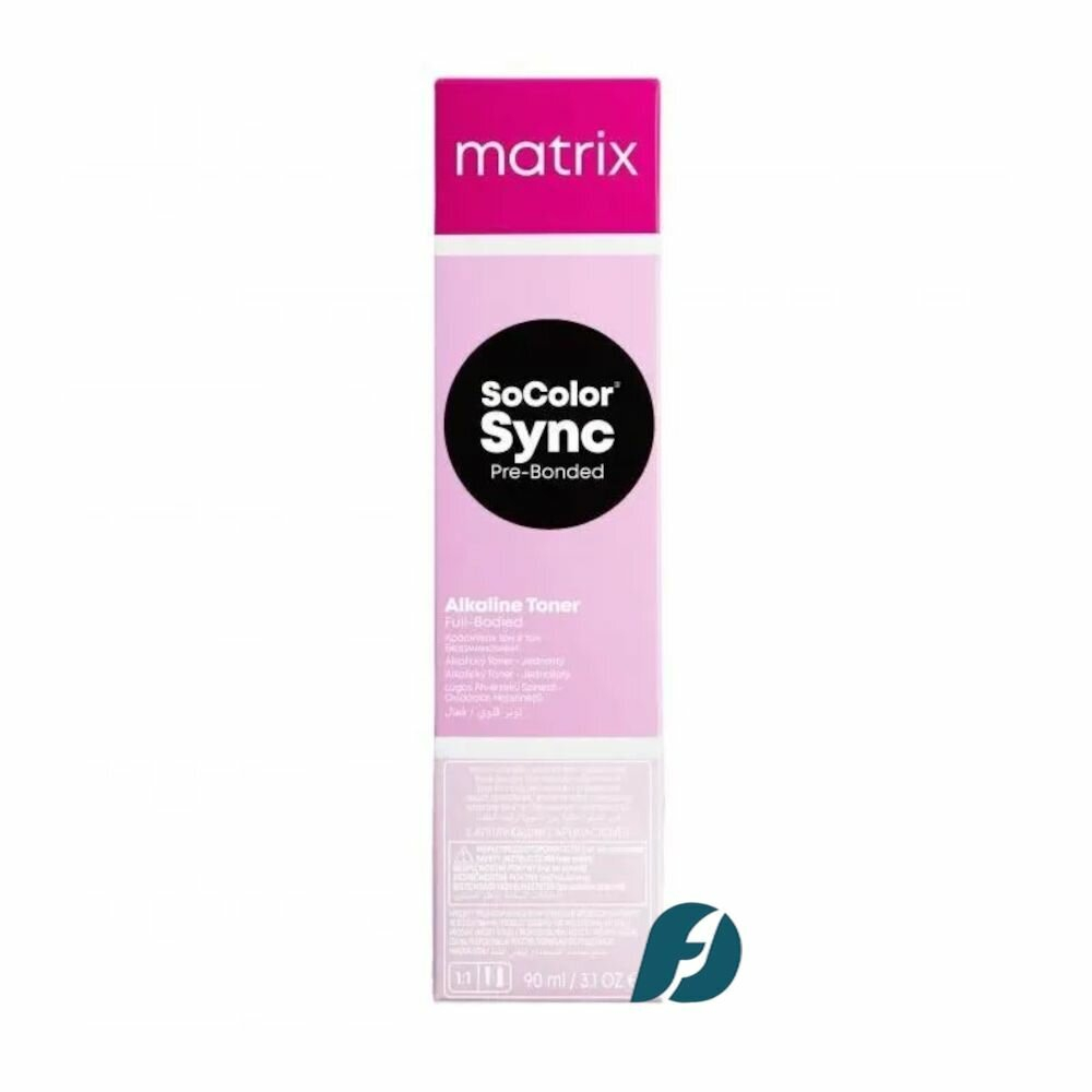Matrix Краска для волос без аммиака SoColor Sync Pre-Bonded 7VA Средний Блондин перламутрово-пепельный, 90мл