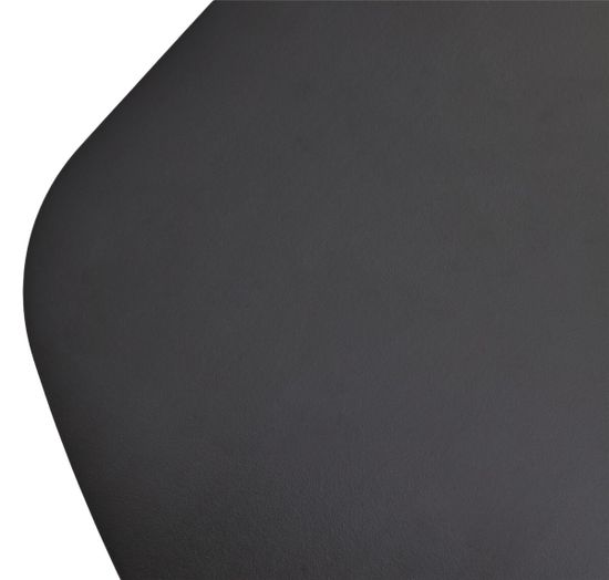 Стол DESIO 180 PURE BLACK SOLID CERAMIC Черный мрамор матовый, керамика/черный каркас