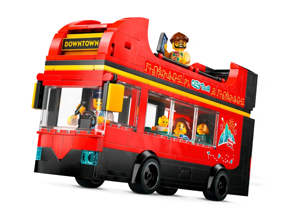 Конструктор LEGO City 60407 Двухэтажный экскурсионный автобус