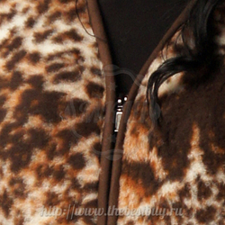 Жилет женский Леопард (LanaLux)  - разм. 42-62  (мод.801) - коричневый