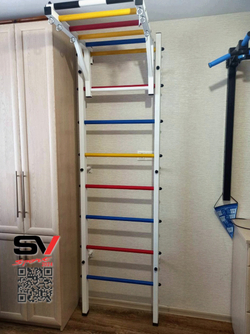 Монтаж шведской стенки Sv Sport в бетонные, кирпичные стены