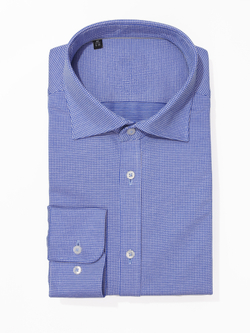 Сорочка мужская VESTER длинный рукав, трикотажное полотно, цвет сине-белый 50919 02