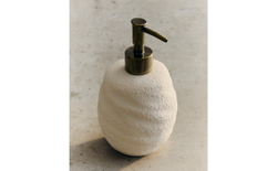 Zara Home дозатор для жидкого мыла, керамика, экрю