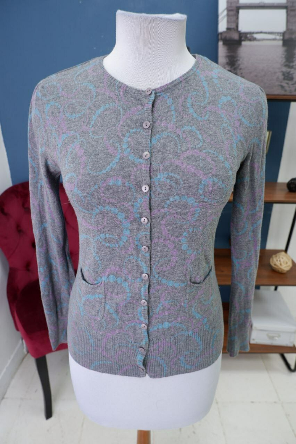 Кофта Benetton на пуговицах 40-42 размер