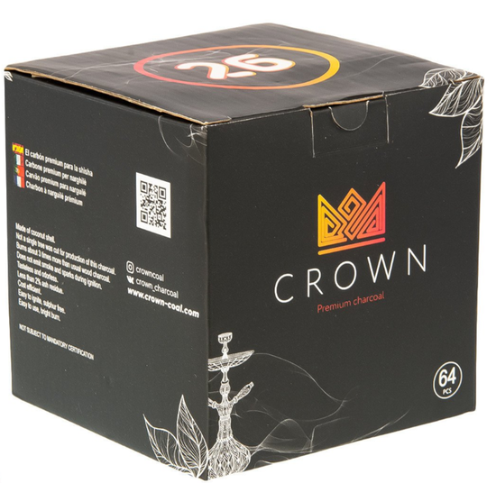 Уголь Crown 26//20 уп. в кор.