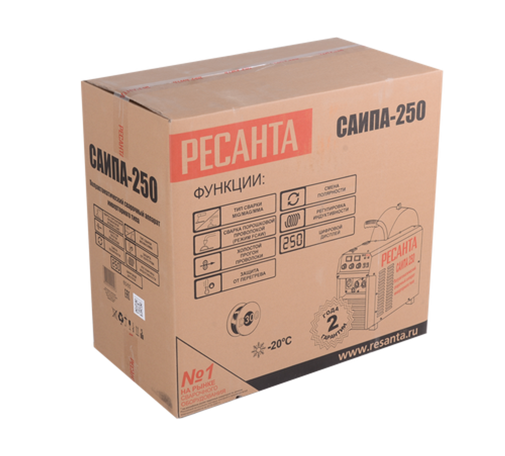 Сварочный полуавтомат Ресанта САИПА-250 (MIG/MAG)
