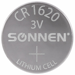 батарейка литиевая CR1620 1 шт. "таблетка дисковая кнопочная" SONNEN Lithium в блистере (40 штук в упаковке)