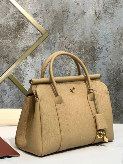 Сумка Loro Piana Loom L25 из зернистой кожи