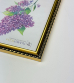 Фоторамка пластиковая 15х21 см, золото, арт. 1521.103835