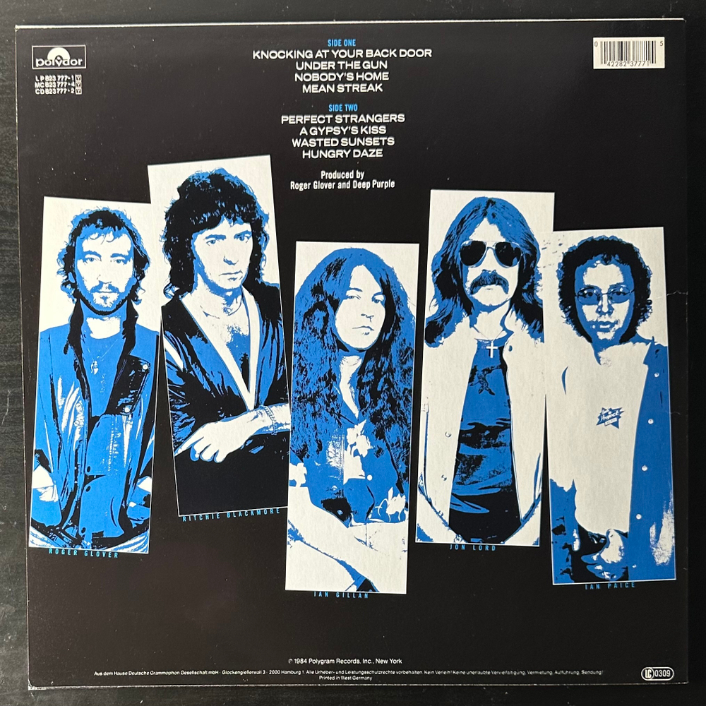 Deep Purple ‎– Perfect Strangers (Германия 1984г.)