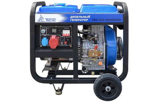 Дизель генератор трехфазный TSS SDG 8000EH3A - [7.5 кВт / 380V] эл. старт