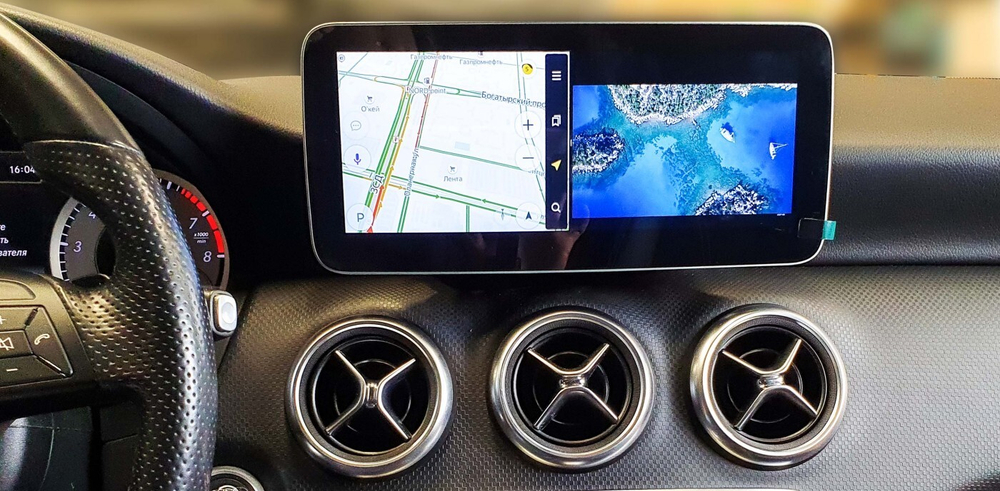 Магнитола для Mercedes-Benz C-класс (W204) 2011-2014 NTG 4.5/4.7 - Parafar PF7111A138/128C монитор 12.3" на Android 13, 8Гб+128Гб, CarPlay, 4G SIM-слот