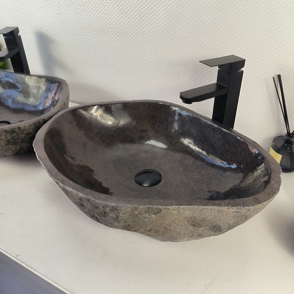 Раковина из речного камня ПАРА! RS-65475 57*42*15 0866