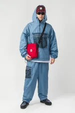 Штаны Codered Square Pants Wide Мужские голубые темные