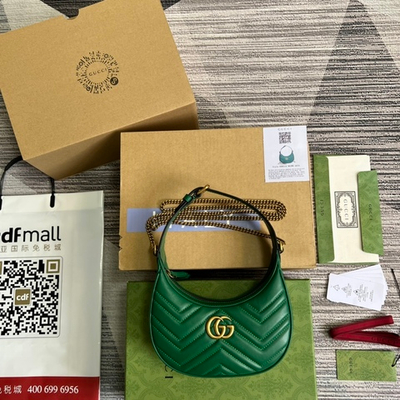 Gucci GG Marmont Half-Moon-Shaped Bag