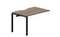 стол Strike 1180х780х750мм (с эргономичным вырезом) - приставной элемент