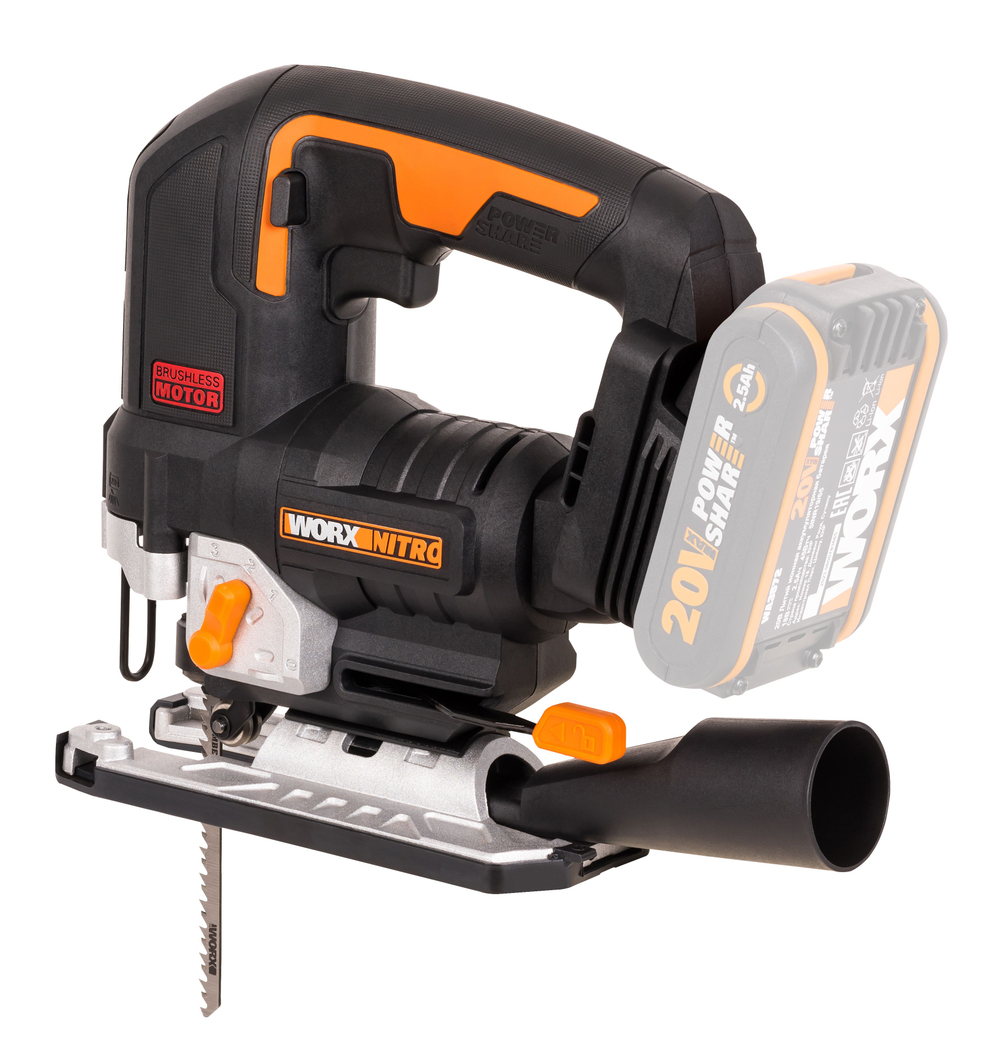 Лобзик аккумуляторный бесщёточный WORX W542.9