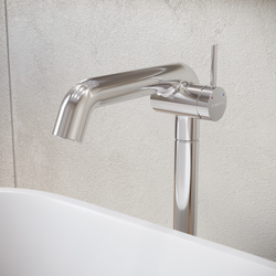 Смеситель для раковины STWORKI Лунд S25025CR + донный клапан SD-001CR хром