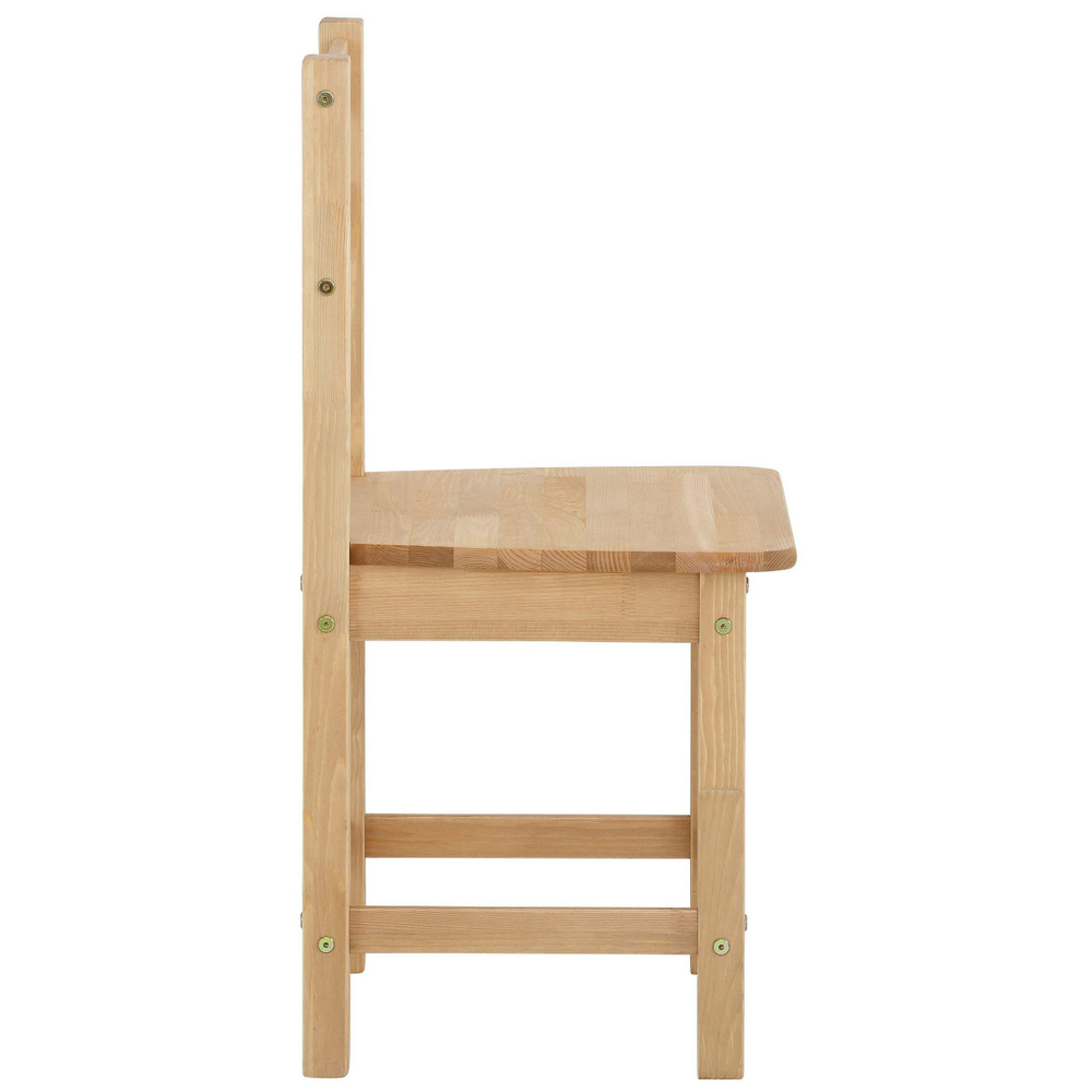 Обеденная группа Индра из массива сосны, обеденный стол 120х80х75 и 4 стула 43х43х88