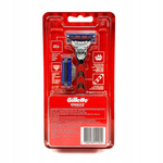 Станок д/бритья "Gillette MACH-3 Turbo RED"  (2касс.)