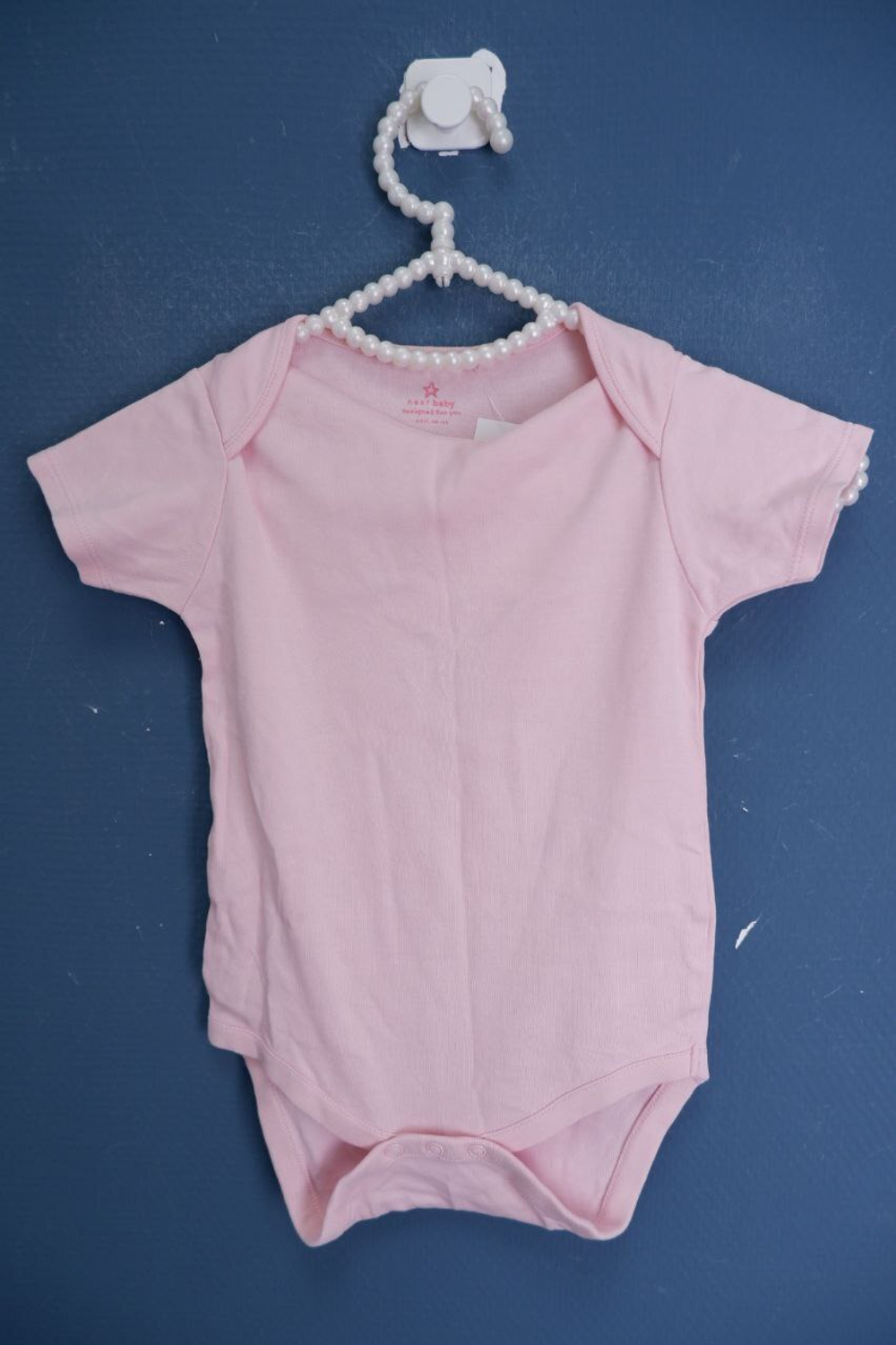 Боди Next нежно-розовое на 9-12 месяцев