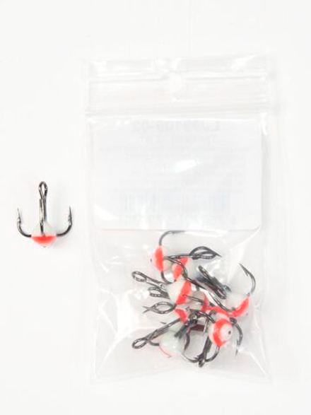 Крючок-тройник для приманок Lucky John с каплей цвет. разм.010/02