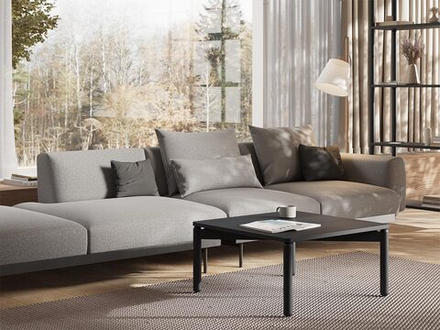 Столик кофейный LATITUDE Saga, 60х60 см, синий