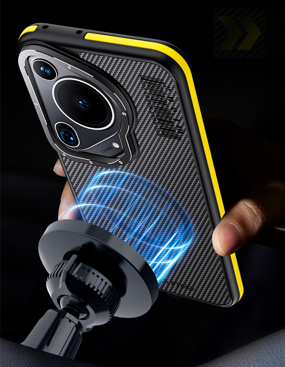 Чехол для Huawei Pura 70 Ultra кевларовый, WLONS
