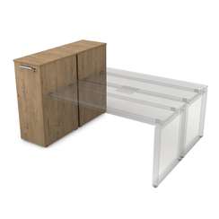 9ТП.002.4 Тумба с выкатной секцией (1435*450*1150)