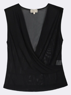 Топ полупрозрачный из сетки OLA OLA