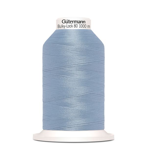 Нить текстурированная Gutermann Bulky-Lock 80 (1000 метров), 5 кат. | 143 серо-голубой