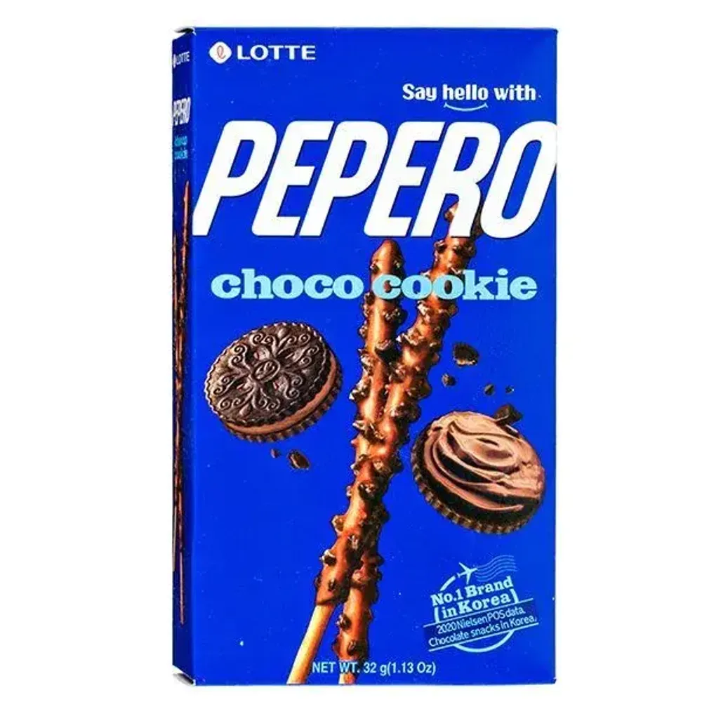 Соломка LOTTE Pepero "Чоко-куки "с крошками печенья орео, 32г