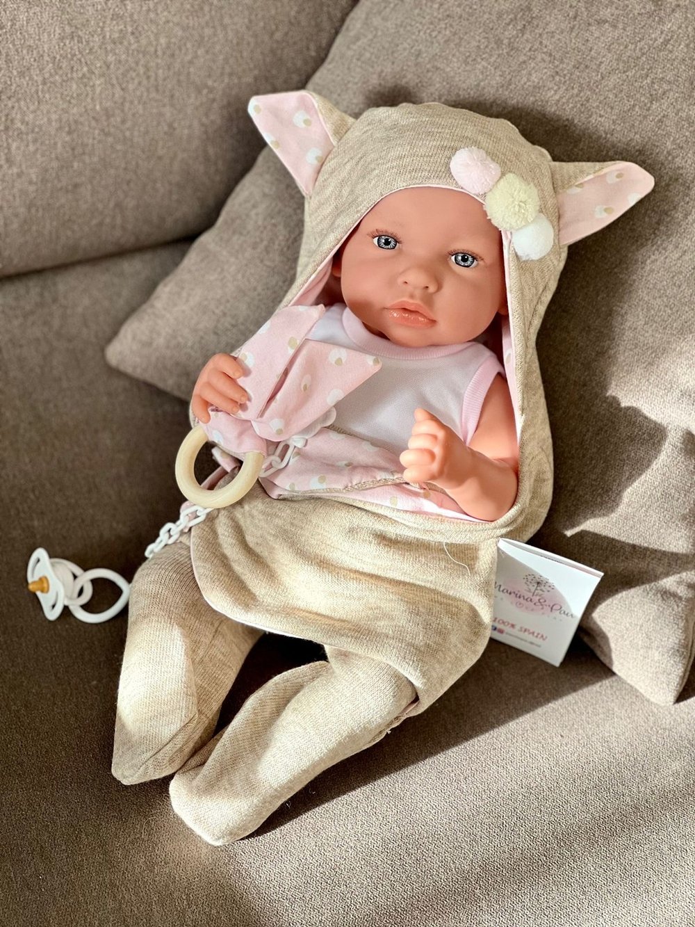 Кукла Marina and Pau 45 cм Ane виниловая (M1697K)