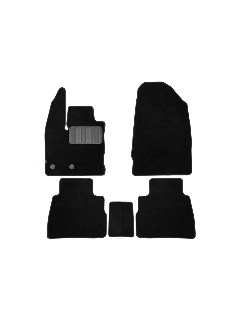 Коврики ворсовые для HAVAL H7 2024 - н.в. Внедорожник 5 дв. - 5 шт. коврики текстильные в салон KLEVER05.AN0752.110KH