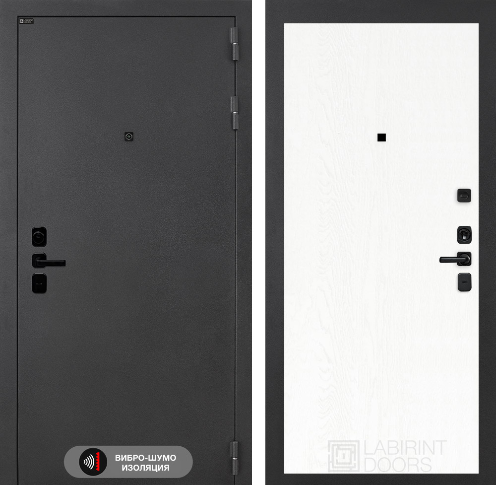 Акустиклаб 05 белая структура дерева